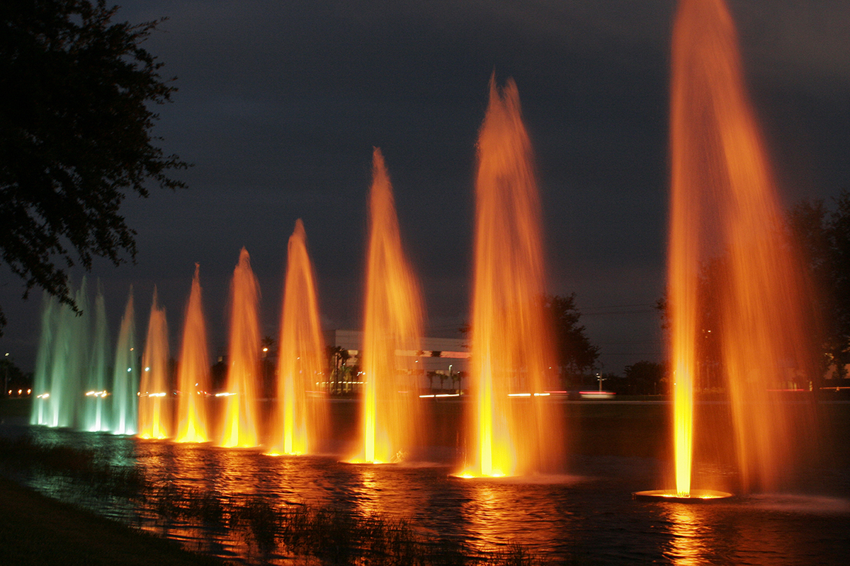 Great Cascading Fountains, at the ICI Center.