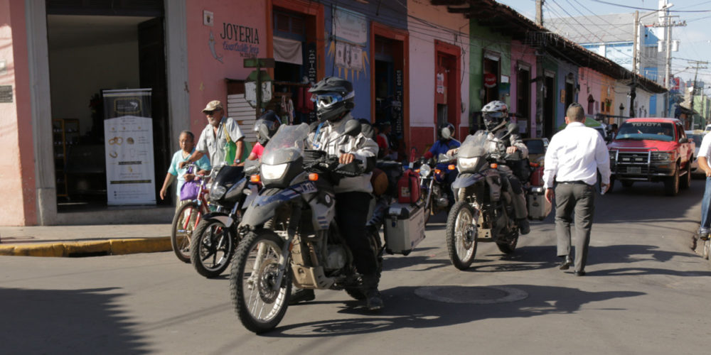 Dom Metcalf and T.J. Matheus travel through León, Nicaragua. Photo by Hector Estrada.