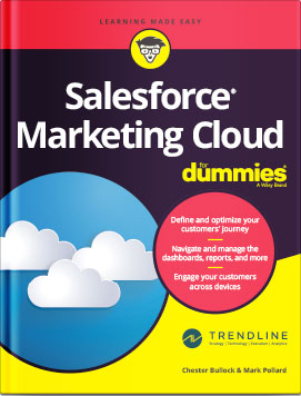 Book cover of "Salesforce Marketing Cloud for Dummies"