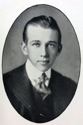 A young T. Higbee Embry pictured in a yearbook photo