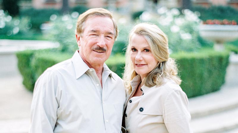 Steven F. Udvar-Hazy and his wife, Christine.